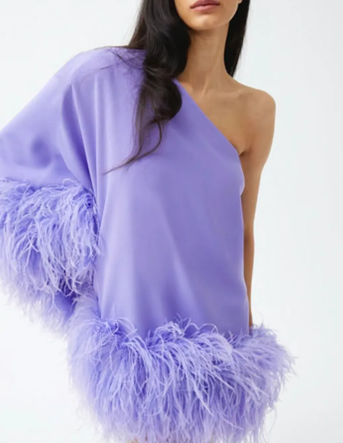 The New Arrivals by Ilkyaz Ozel Marlene Feather Dress - Image 3