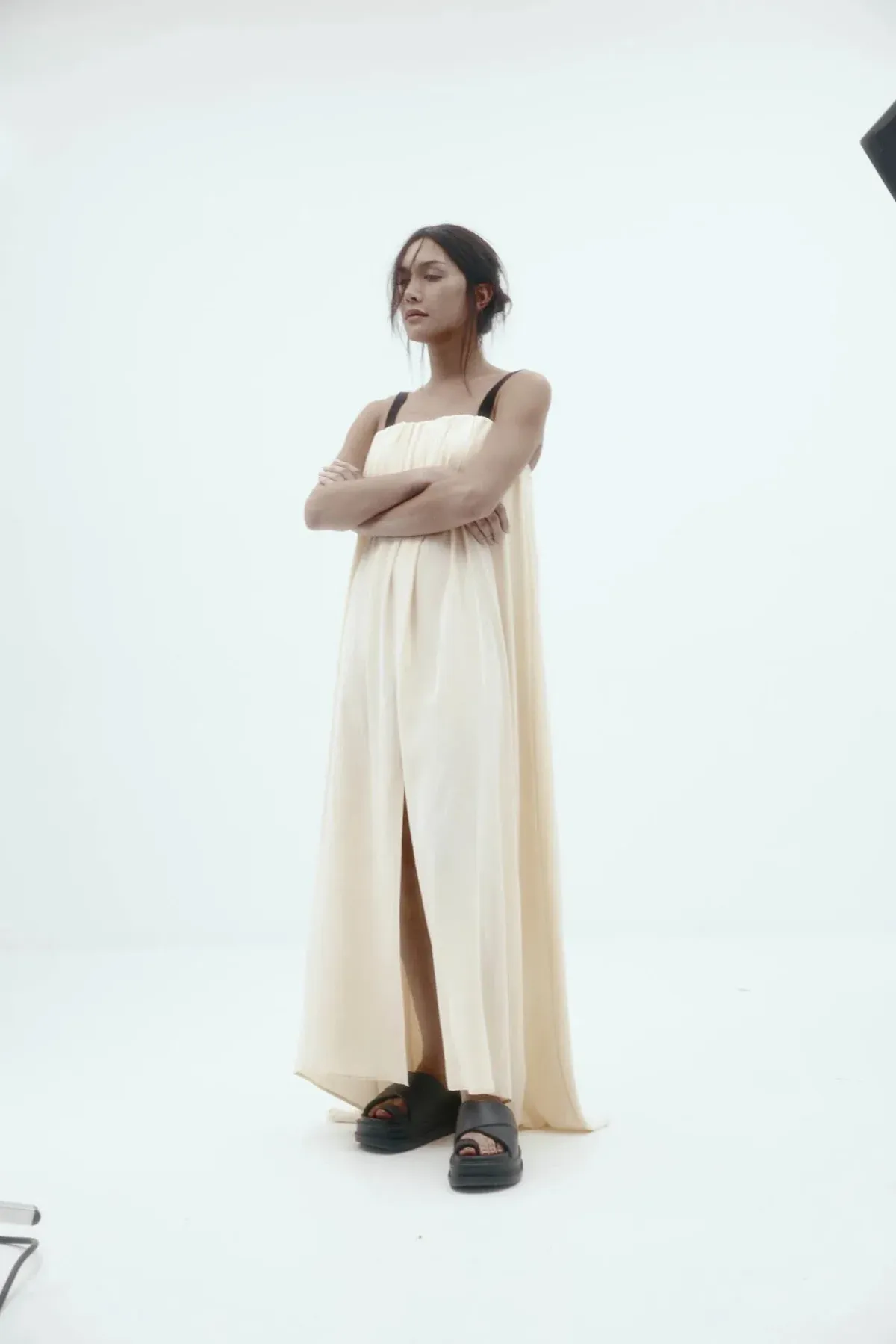HARRIS TAPPER Bogart Dress Vanilla Silk 8 AU - Image 13