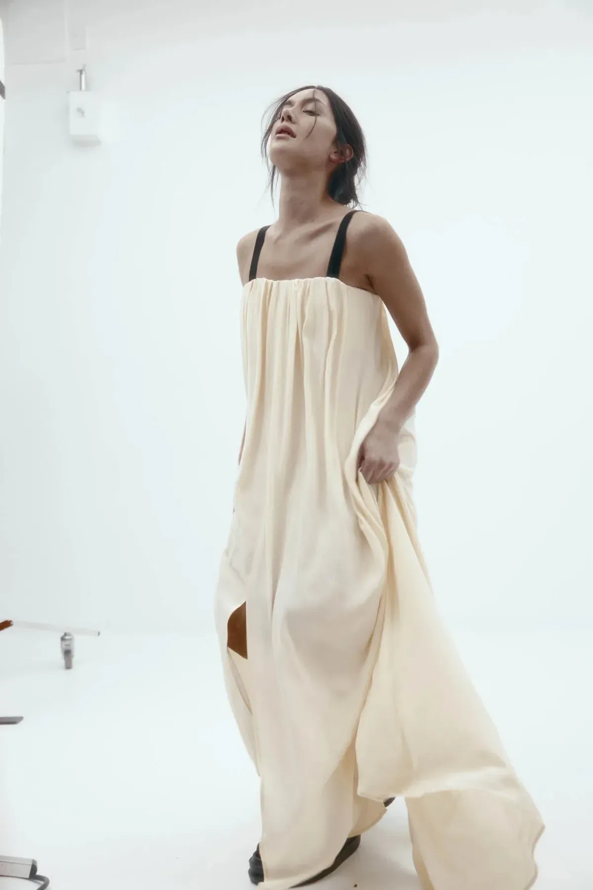 HARRIS TAPPER Bogart Dress Vanilla Silk 8 AU - Image 7