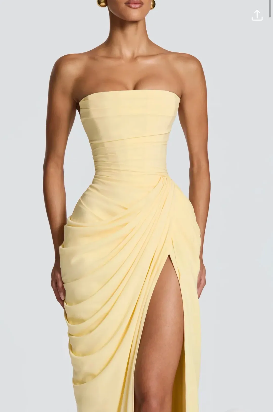 Baby boo cyra maxi dress for rent on The Volte - main image