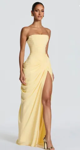 Baby boo cyra maxi dress for rent on The Volte - image 2