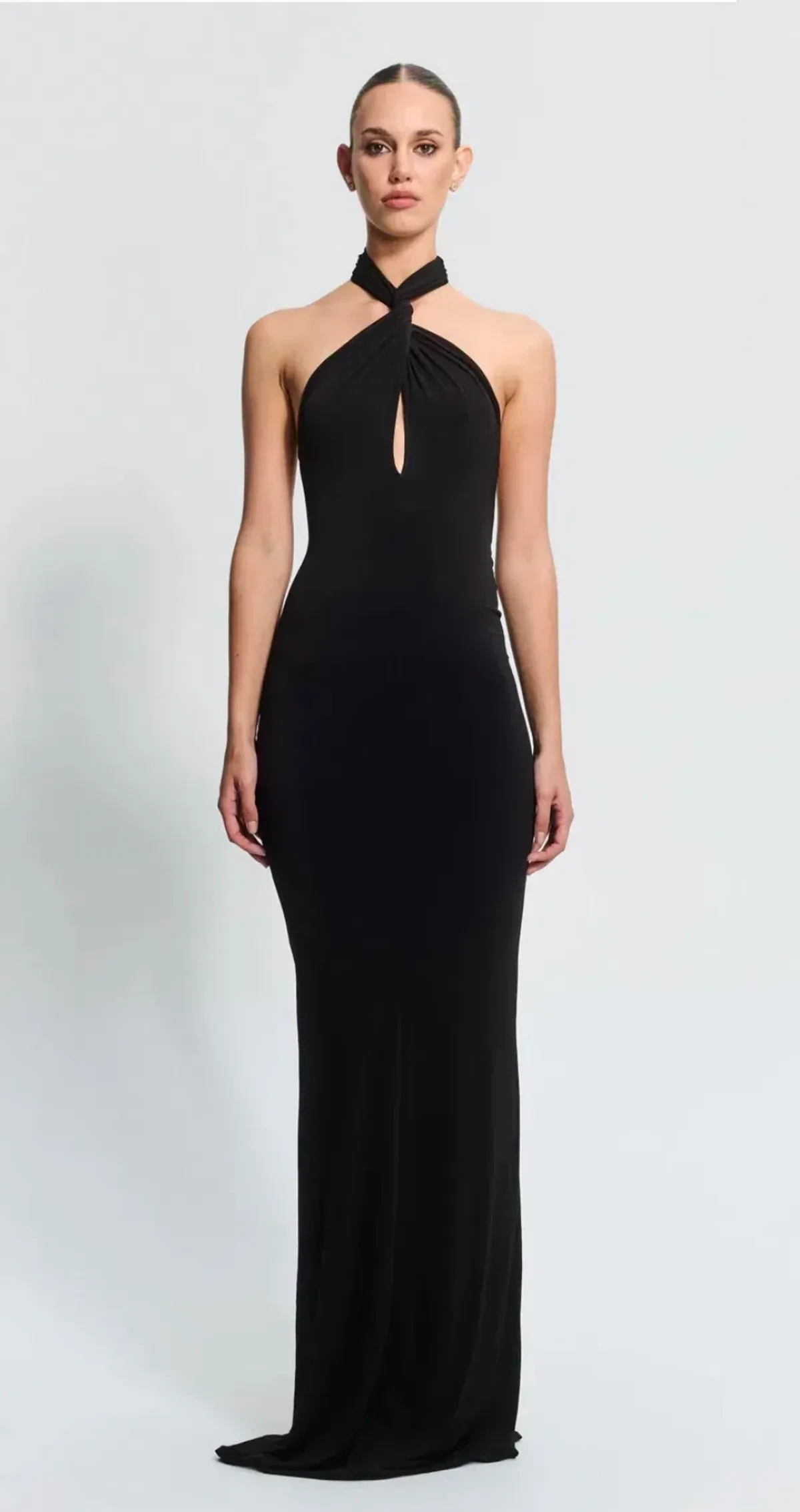 EFFIE KATS IDELLA GOWN | BLACK for rent on The Volte - main image