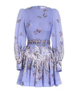 ZIMMERMANN BOTANICA BELTED MINI DRESS IN PANDANUS size 0 for rent on The Volte - image 2