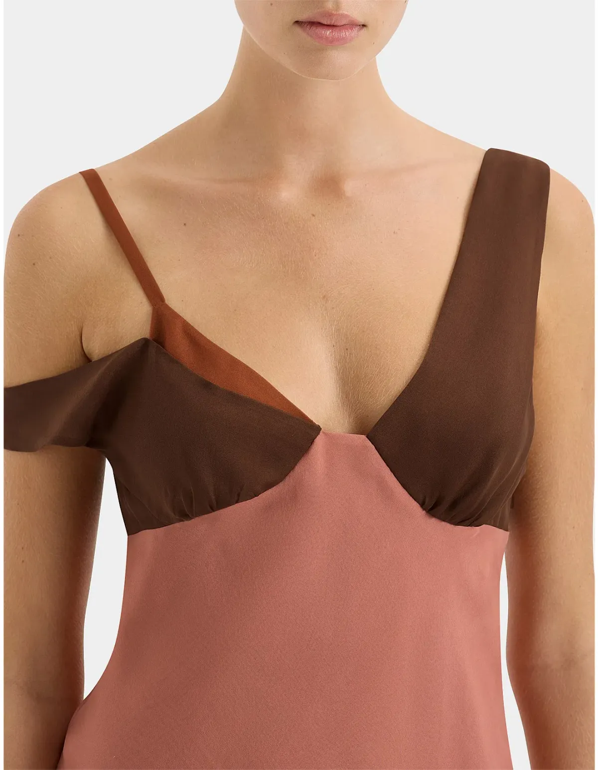 Sir the Label Halcyon Mini Dress Almond Spice - Image 4
