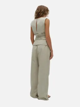 One of Others Bowie Dress Pants Size 10 Blue for rent on The Volte - image 1