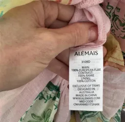 Alemais Porcelain Frill Midi Dress In Pink Size 16 for rent on The Volte - image 6