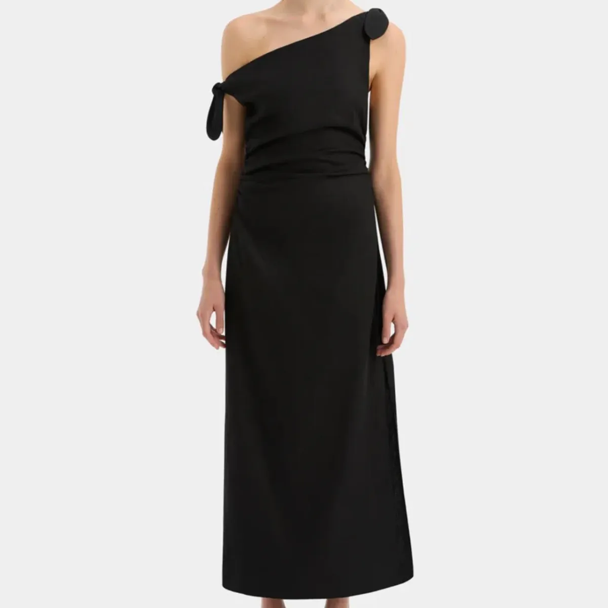 Sir The Label Off Shoulder Bettina Midi Dress Size 4/14 - Image 3
