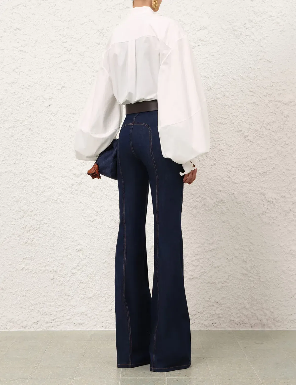 Zimmermann Luna Applique Top Blouse - Image 4