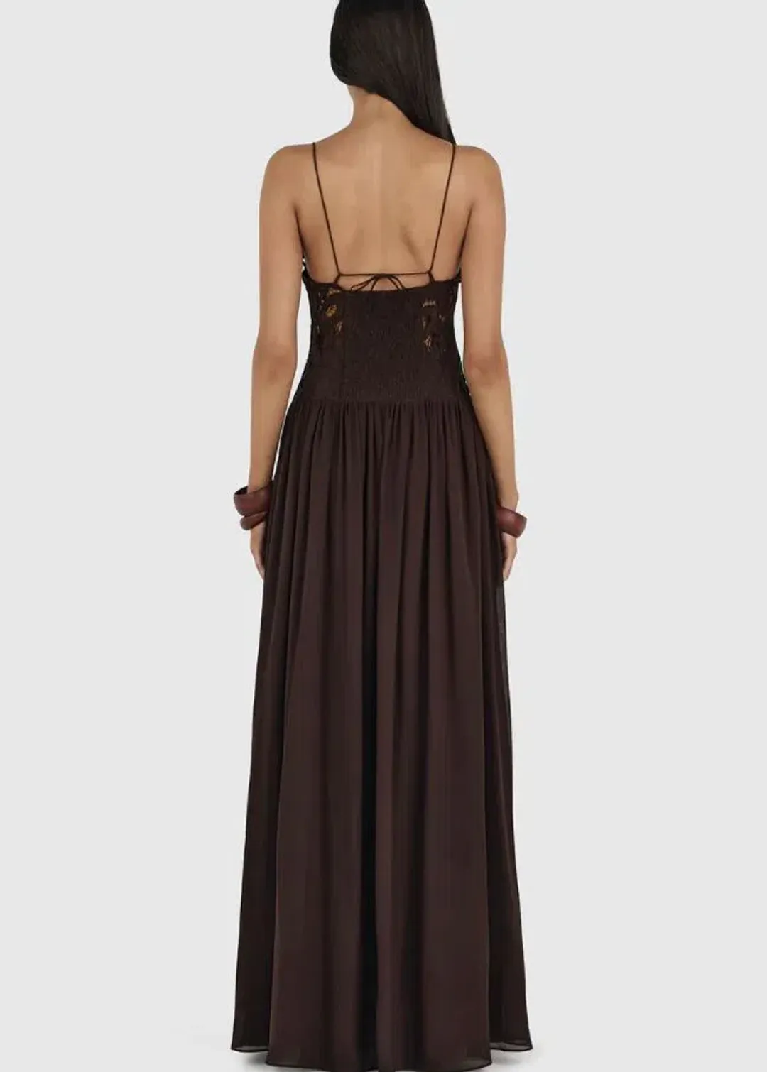 Hansen and Gretel Stephanie Maxi Dress in Cedar Size 10 for rent on The Volte - main image