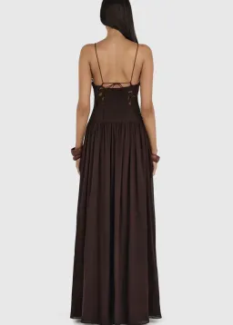 Hansen and Gretel Stephanie Maxi Dress in Cedar Size 10 for rent on The Volte - image 2