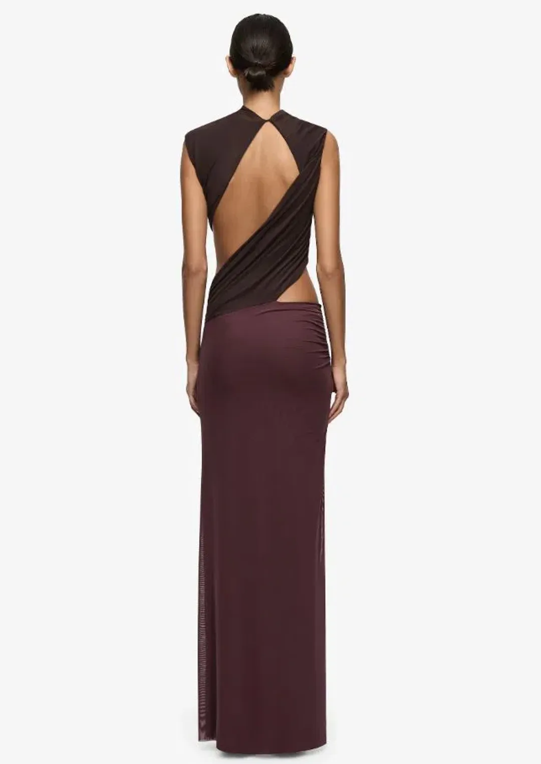Bec and Bridge Conni Maxi in Dark Chocolate Size 8 for rent on The Volte - main image