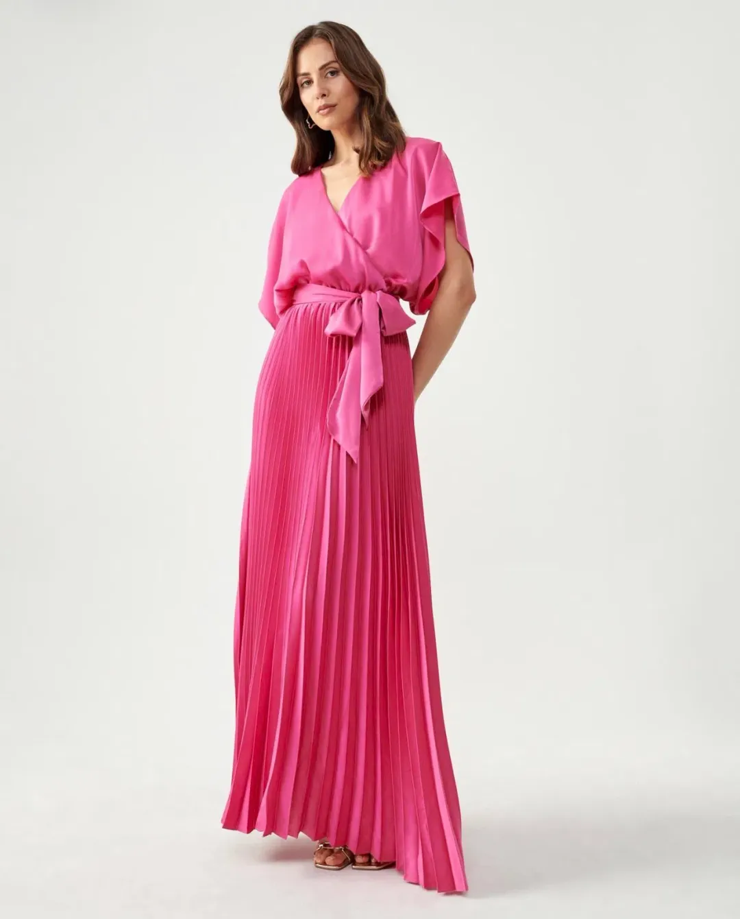 Tussah Meliora Maxi Dress Pink Size 14 for rent on The Volte - main image