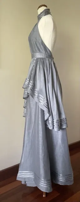 🩶 AJE Sienna Halter Maxi Dress – Silver Grey – Size 8 (AU) 🩶 for rent on The Volte - image 6