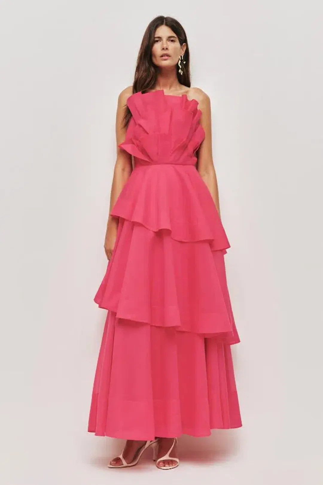 💕 AJE Selestia Gown – Magenta Pink Maxi Dress – Size 10 (AU) 💕 for rent on The Volte - main image