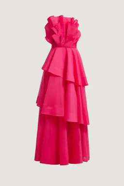 💕 AJE Selestia Gown – Magenta Pink Maxi Dress – Size 10 (AU) 💕 for rent on The Volte - image 4