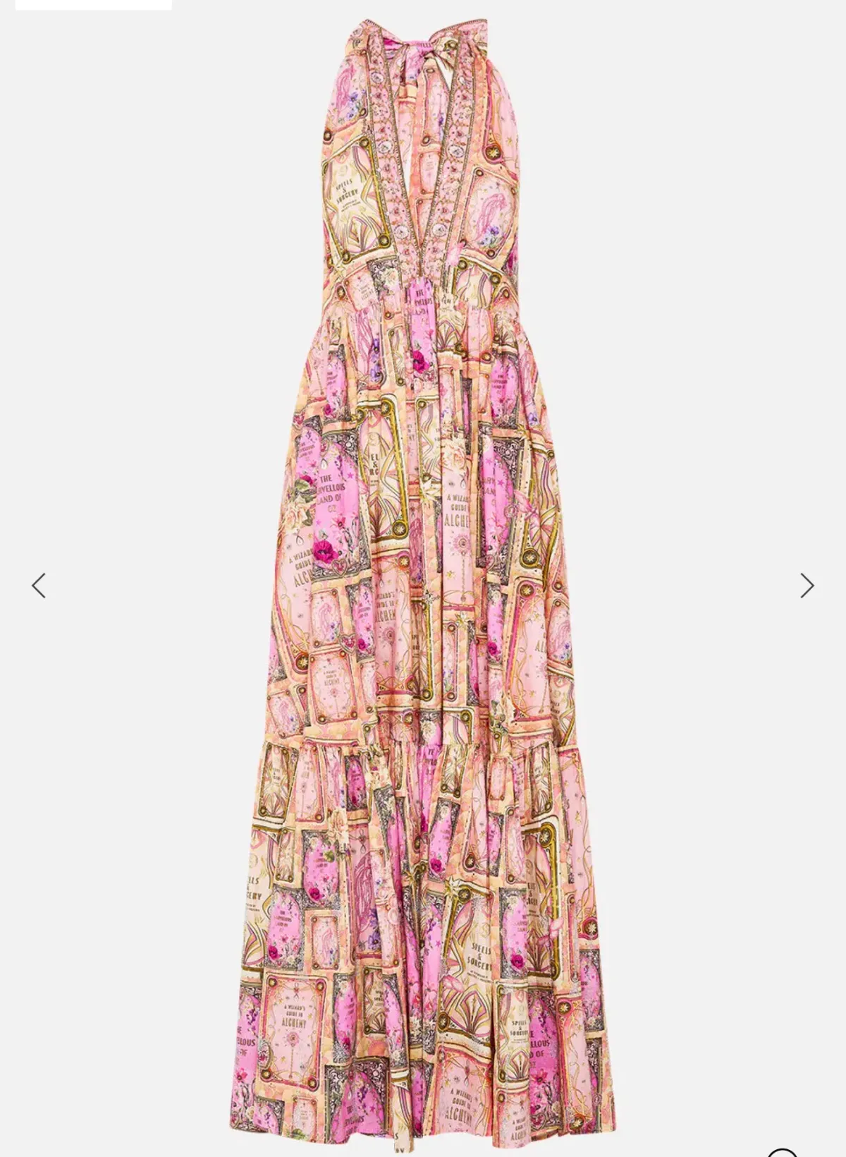 Camilla Ruffle Hem Halter Dress Totally Ozmopolitan Pink Size 18 - Image 6