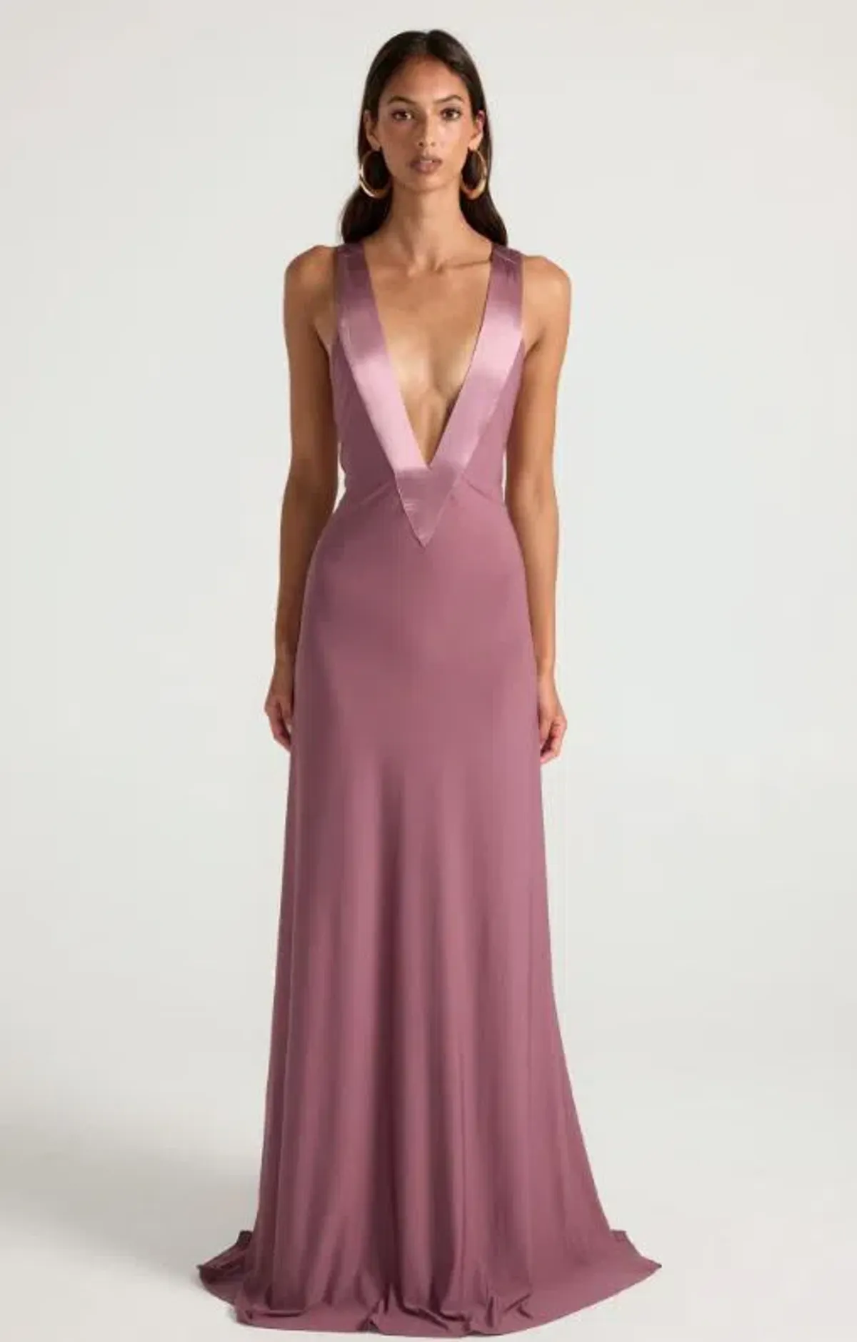 Ance Gria Rosa Gown in Mauve Size 8 - Image 1