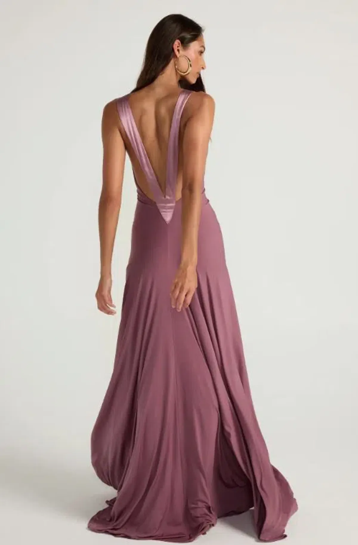 Ance Gria Rosa Gown in Mauve Size 8 - Image 2