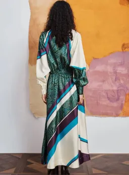 Alemais Joni Silk Midi Dress Size 10 for rent on The Volte - image 3