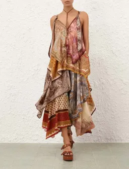 Zimmermann Sundance Scarf Midi Dress - size 1 for rent on The Volte - image 1