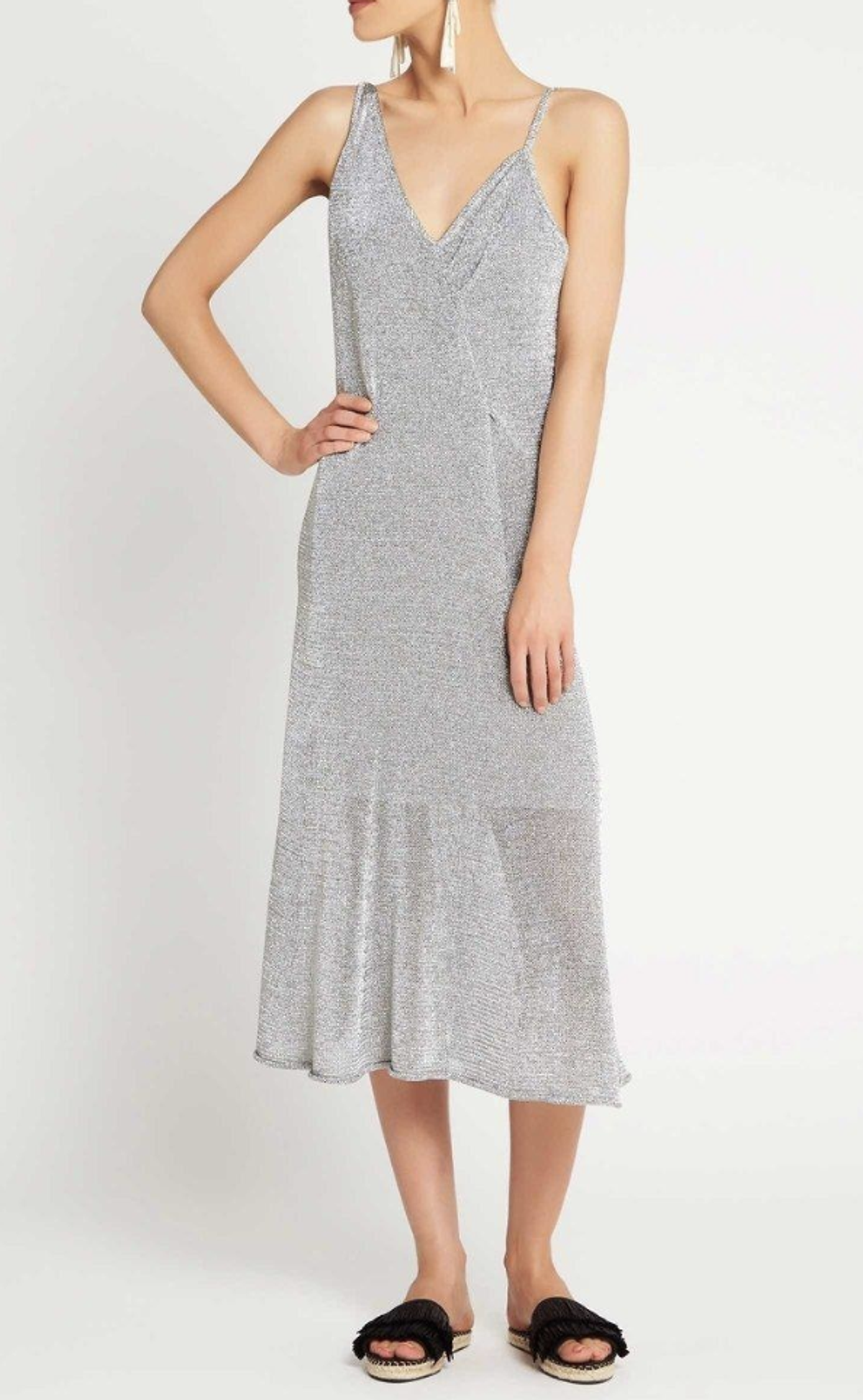 Liquid Metal Dress size 6 - Image 1