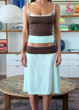 Blanch Wear Lucy Midi skirt & top - Horizon size 8 for rent on The Volte - image 1