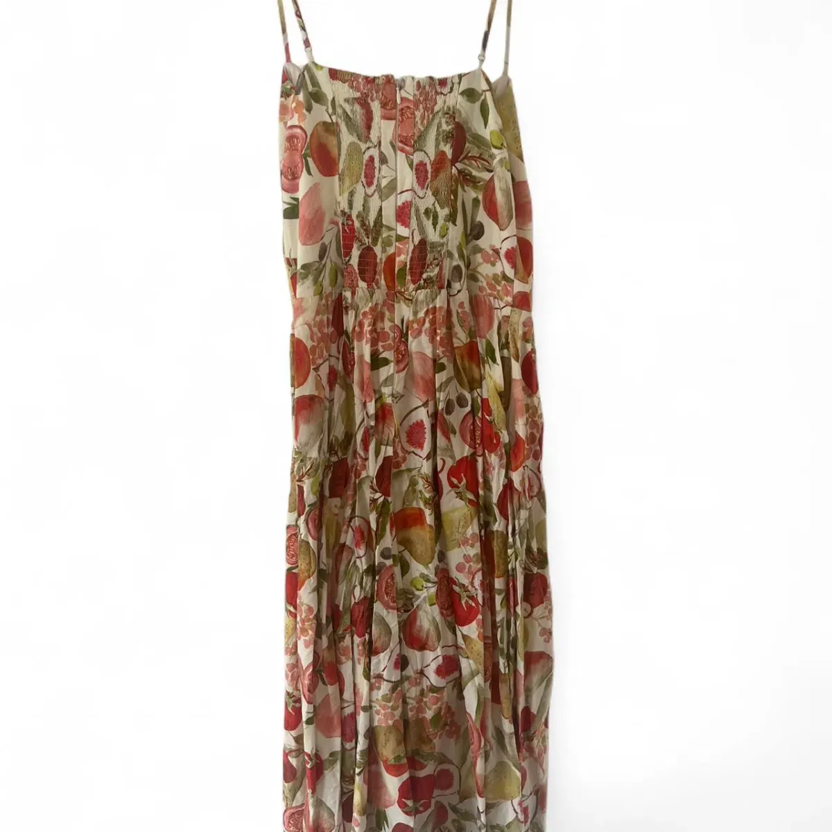 Forever New Brooke Linen Drop Waist Midi Dress in Multi - Image 7