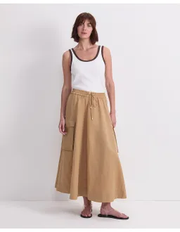 Sportscraft TIA Pocketmaxi Skirt Size 14 Sand for rent on The Volte - image 3