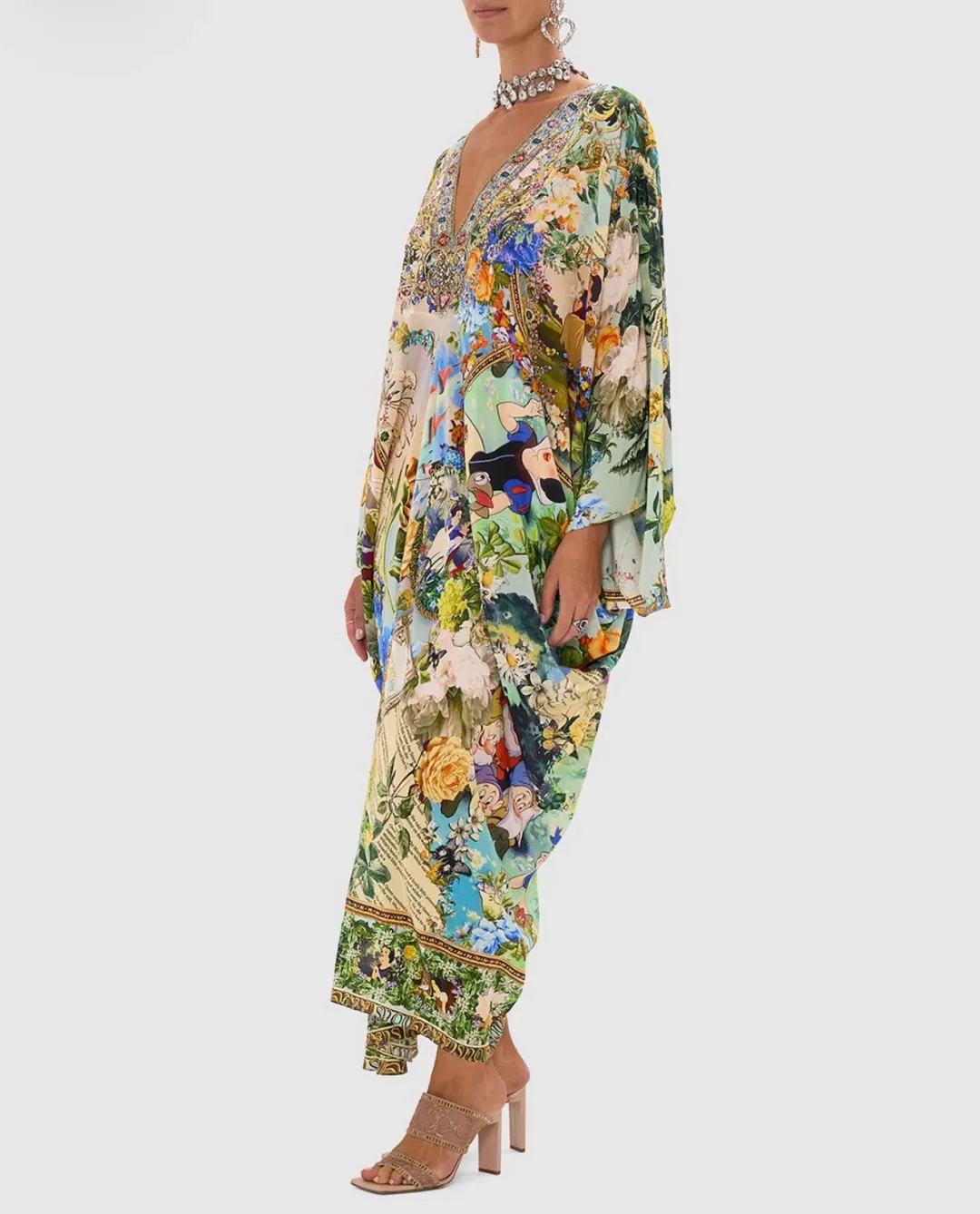 Camilla T Shape Long Kaftan - The Kindest One Of All Size One Size for rent on The Volte - main image