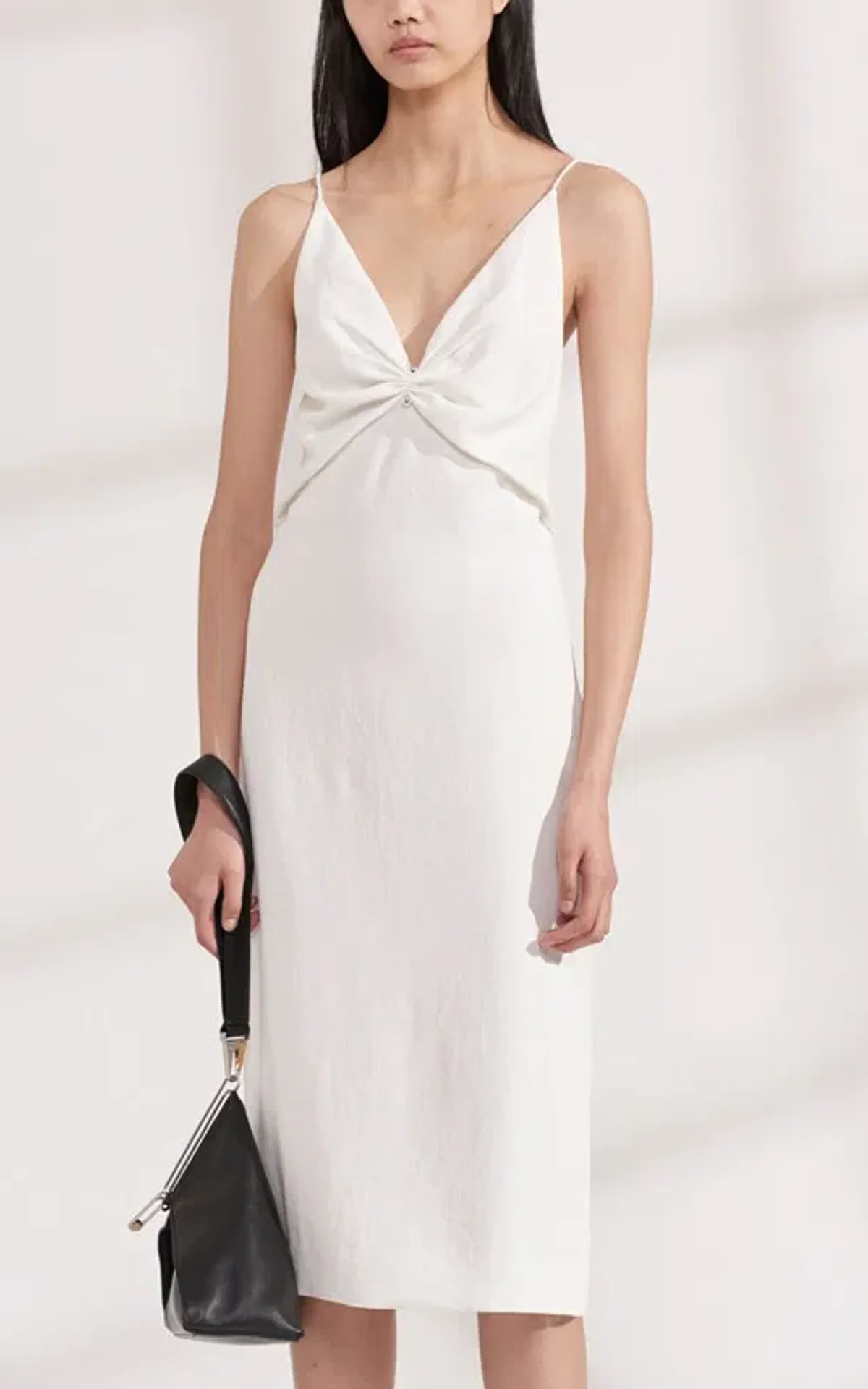 Dion Lee Pierced Slip Dress Cream Size 4 - Image 1