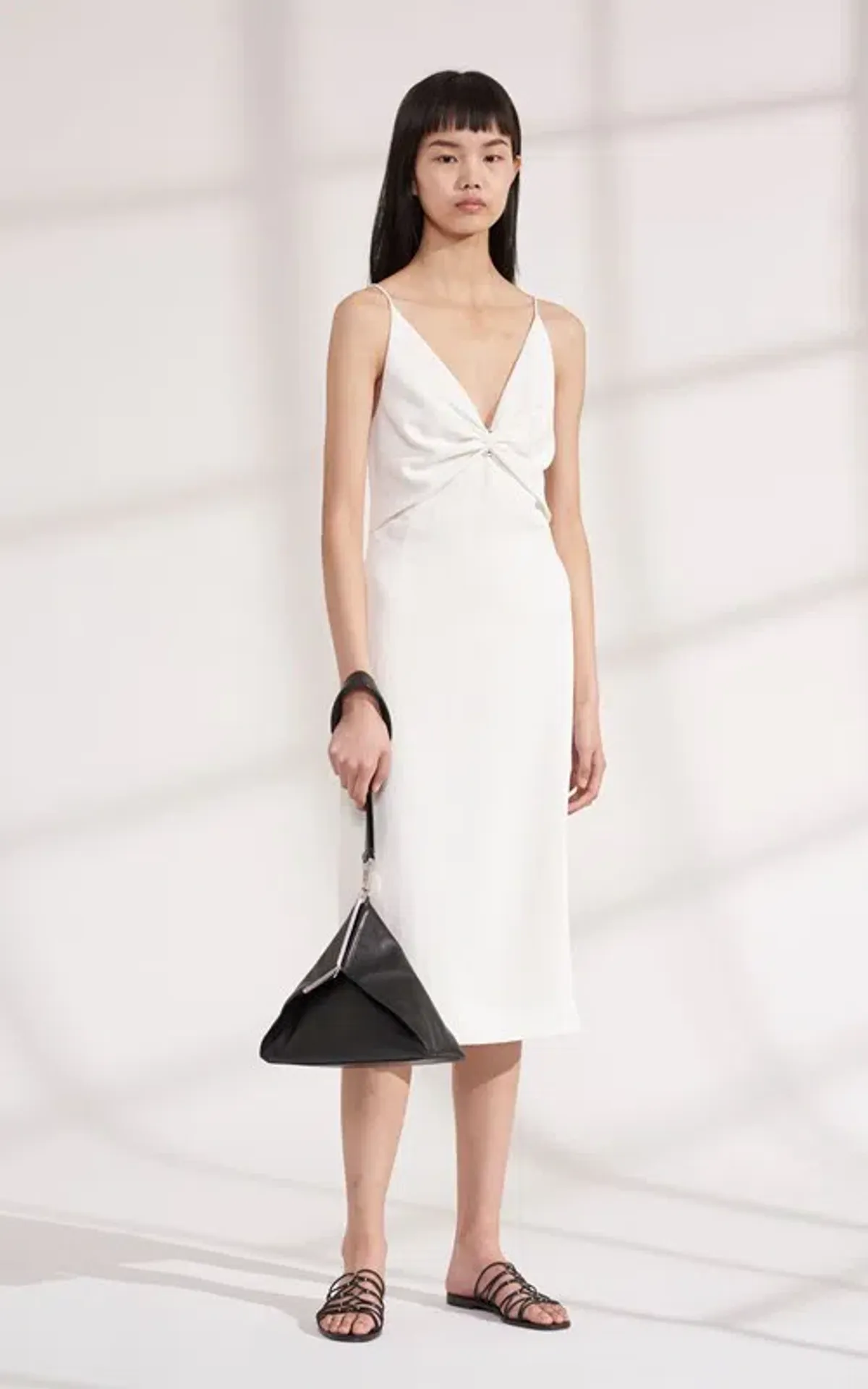Dion Lee Pierced Slip Dress Cream Size 4 - Image 2