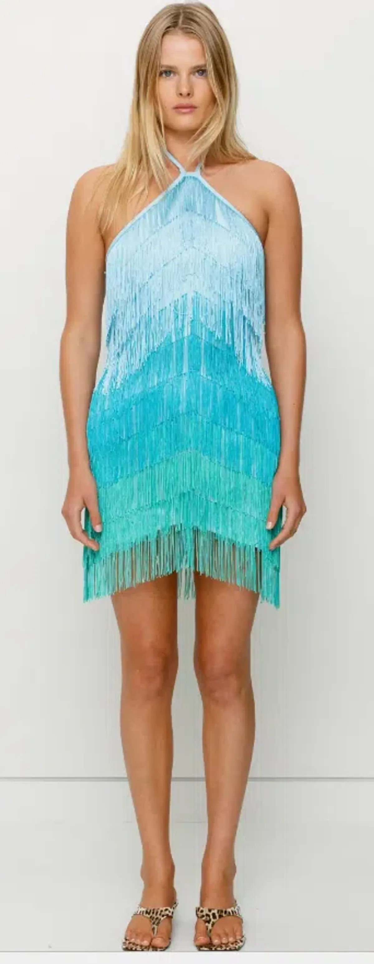 Wolf Gang Wilde Fringe Mini Dress - Image 1