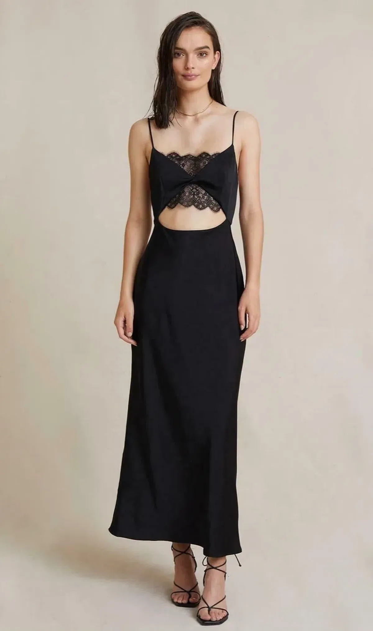 Bec + Bridge Valerie Midi Dress in Black - Image 1