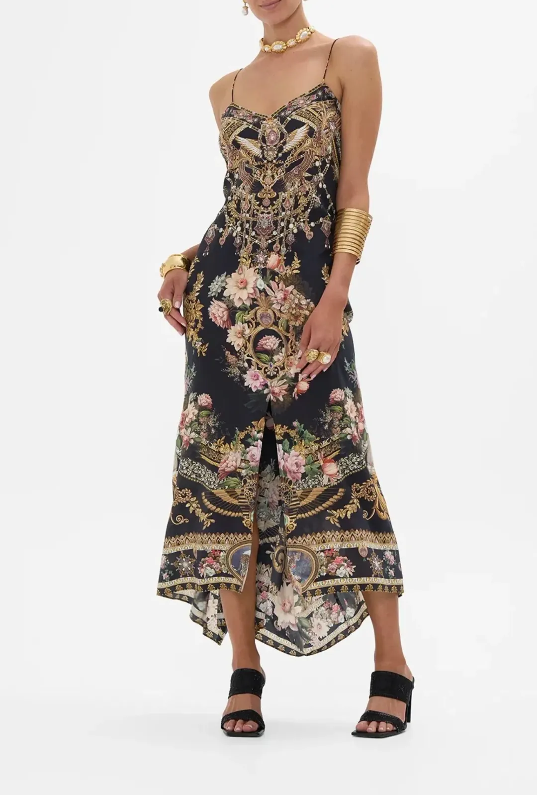 SHOESTRING STRAP KAFTAN - DYNASTY DAZE One Size for rent on The Volte - main image