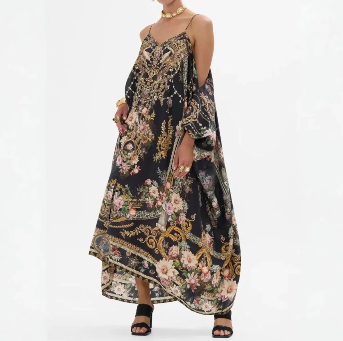 SHOESTRING STRAP KAFTAN - DYNASTY DAZE One Size - Image 1