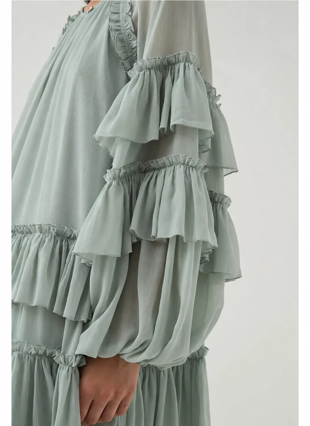 AJE MINA MINI DRESS GREEN 16 - Image 3