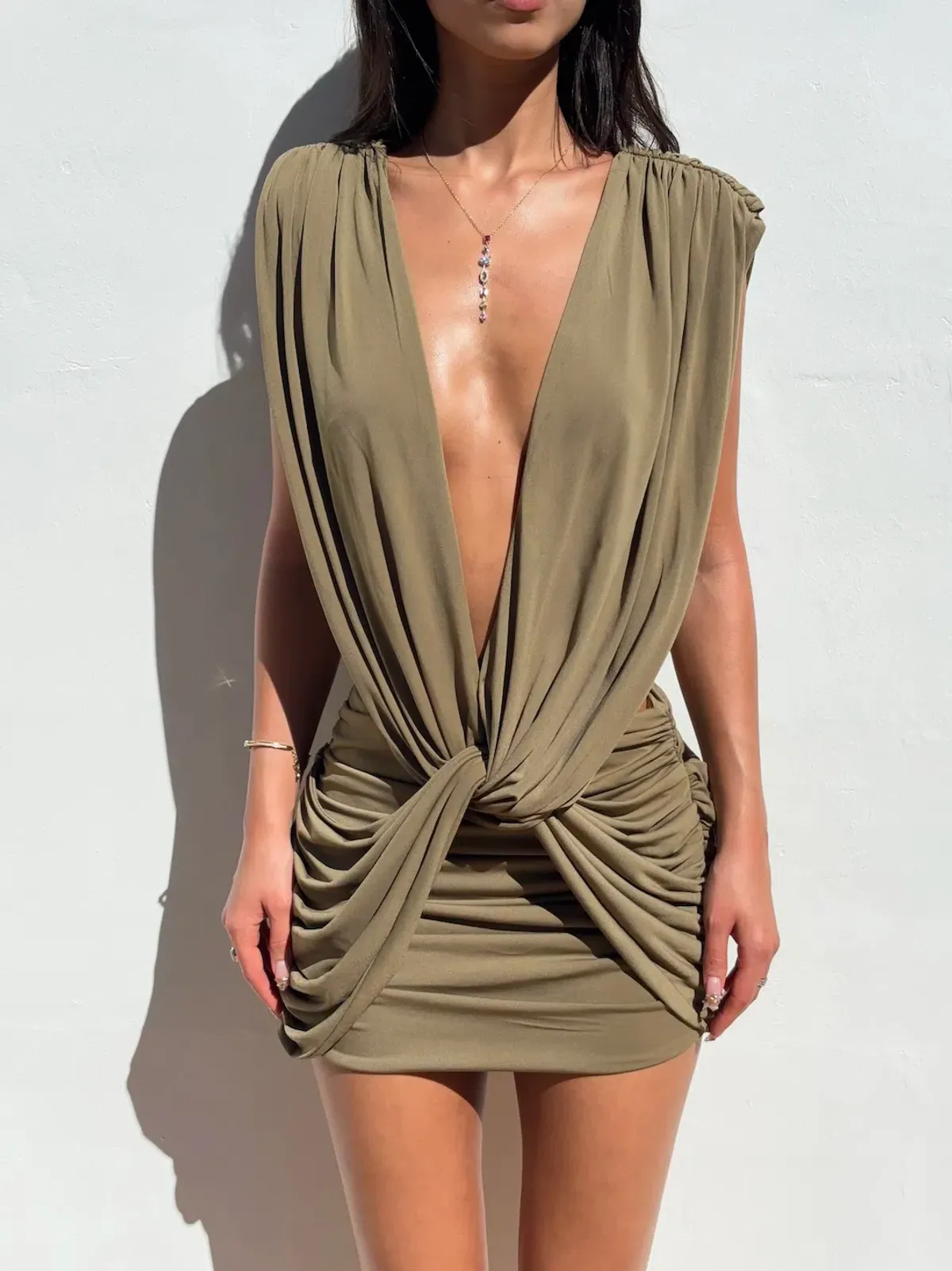 Vivienne Collection - Lilou Olive Green for rent on The Volte - main image