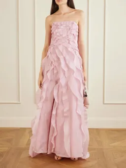AJE Allairie Gown in Pink, Size 8 🪷 for rent on The Volte - image 1