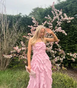 AJE Allairie Gown in Pink, Size 8 🪷 for rent on The Volte - image 2