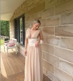 Arcina Ori Ramona Dress in champagne for rent on The Volte - image 3