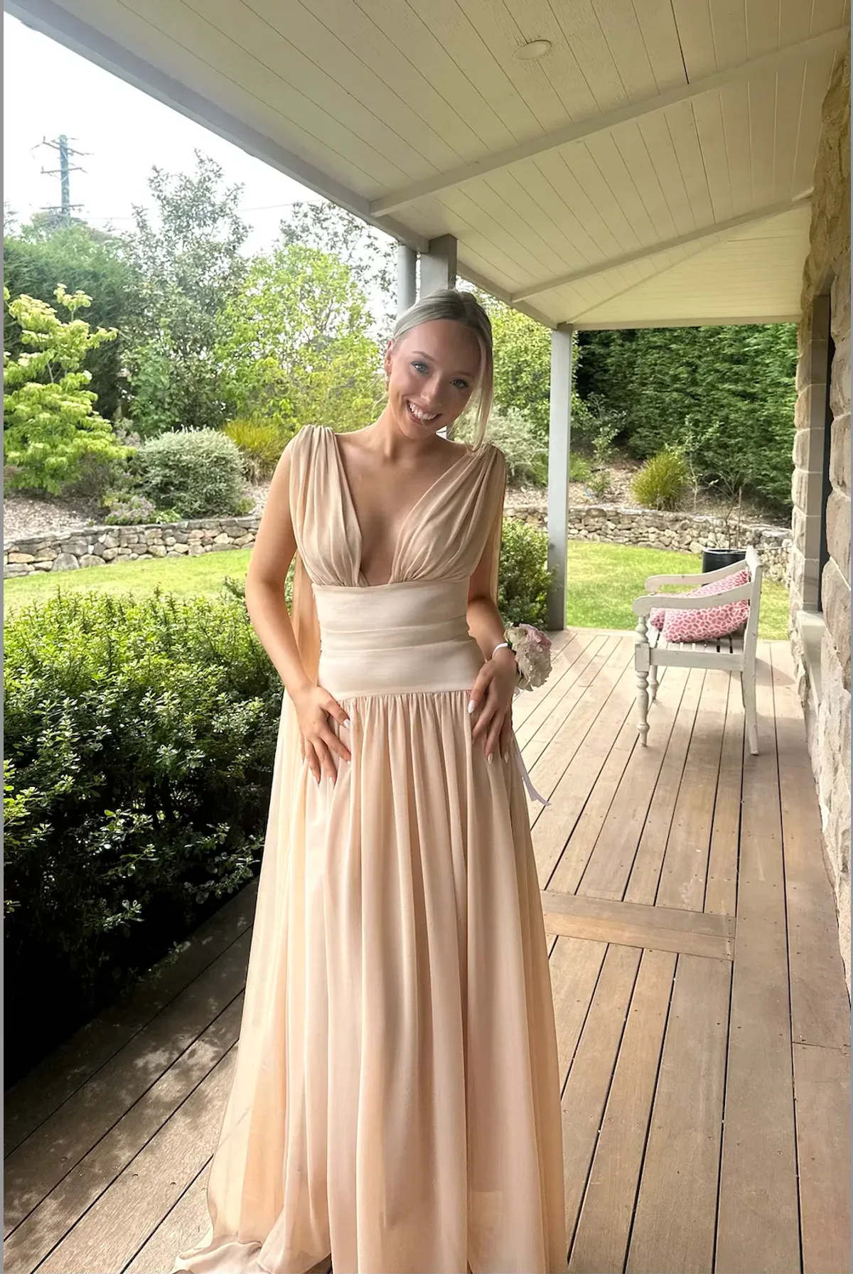 Arcina Ori Ramona Dress in champagne - Image 1