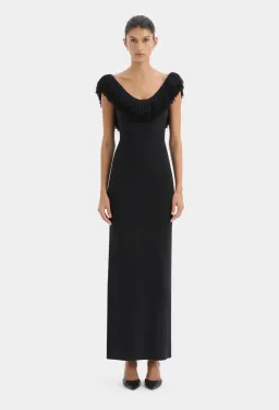 MARCELLINE FRINGE GOWN Size 3 for rent on The Volte - image 2