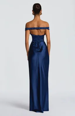 Babyboo Aurelia Maxi Dress - Navy Size L for rent on The Volte - image 2