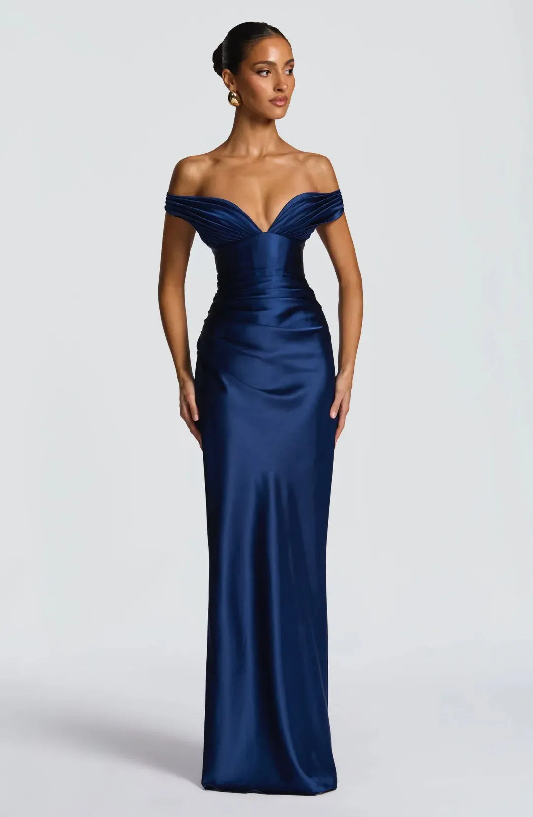 Babyboo Aurelia Maxi Dress - Navy Size L for rent on The Volte - main image