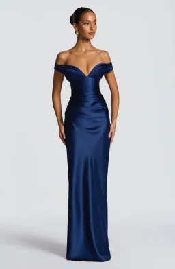 Babyboo Aurelia Maxi Dress - Navy Size L for rent on The Volte - image 1