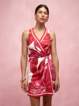 Sheike Antigua Mini Wrap Dress Size 8 for rent on The Volte - image 1