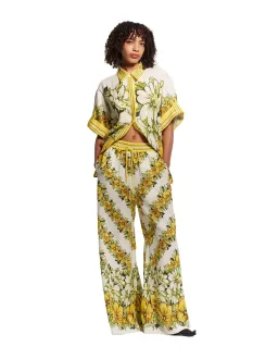 Alemais Gisela Linen Set - Shirt and Pants for rent on The Volte - image 2