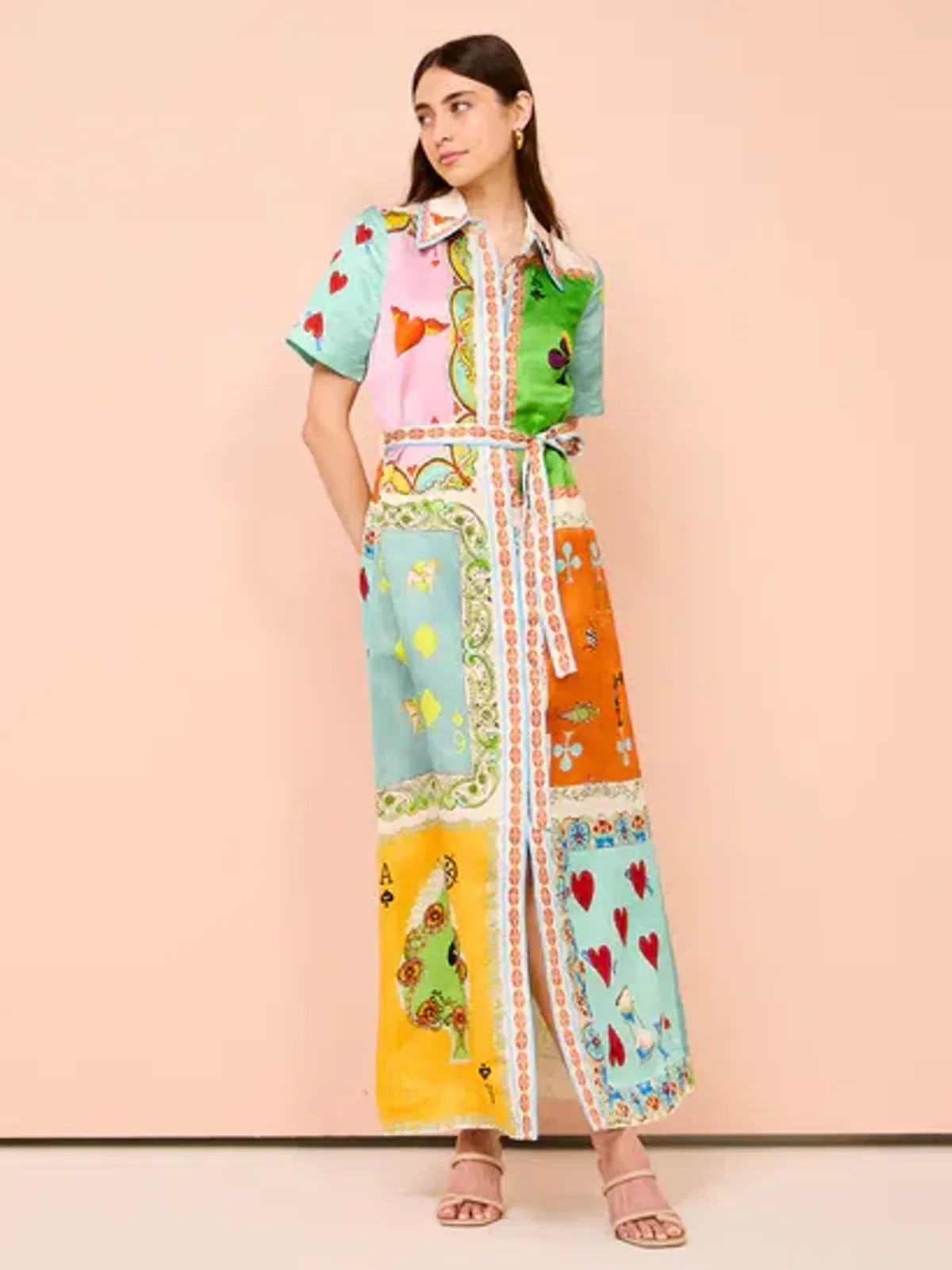 Alemais Rummy Shirtdress Print Multi -New with Tags for rent on The Volte - main image