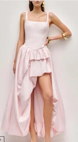 Aje Alani Maxi Bubble Hem Dress Size 8 for rent on The Volte - image 1