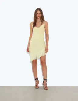 Rat & Boa ELARA DRESS YELLOW Size M for rent on The Volte - image 1